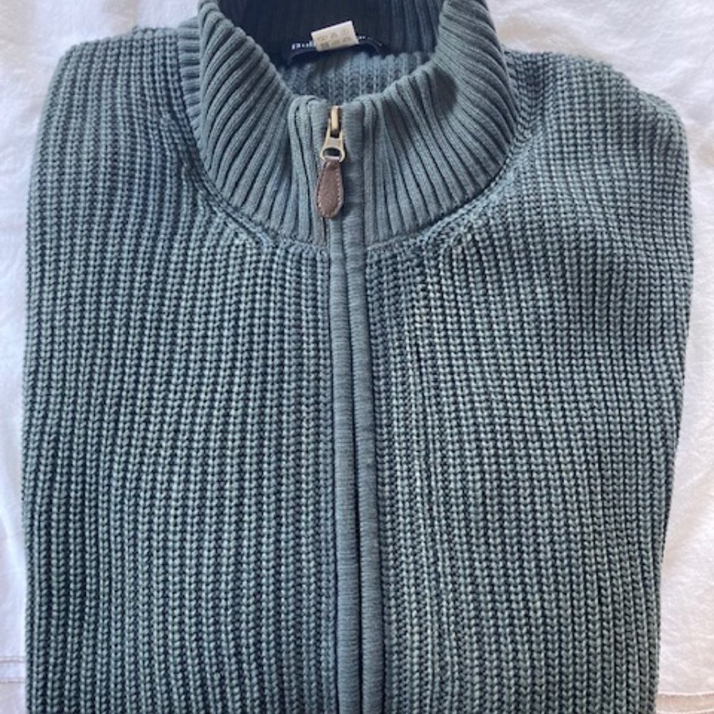 Cardigan Sweater / Steel Grey / Two Pockets / Bullock & Jones